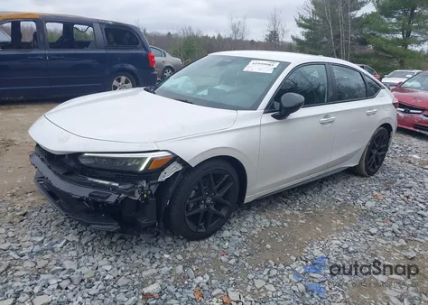 2025 Honda Civic Sport z USA, uszkodzony, nr VIN 19XFL2H85SE008709